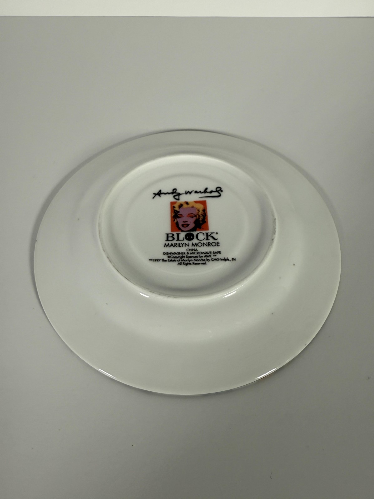 Andy warhol american modern some like it hot pattern saucers 1