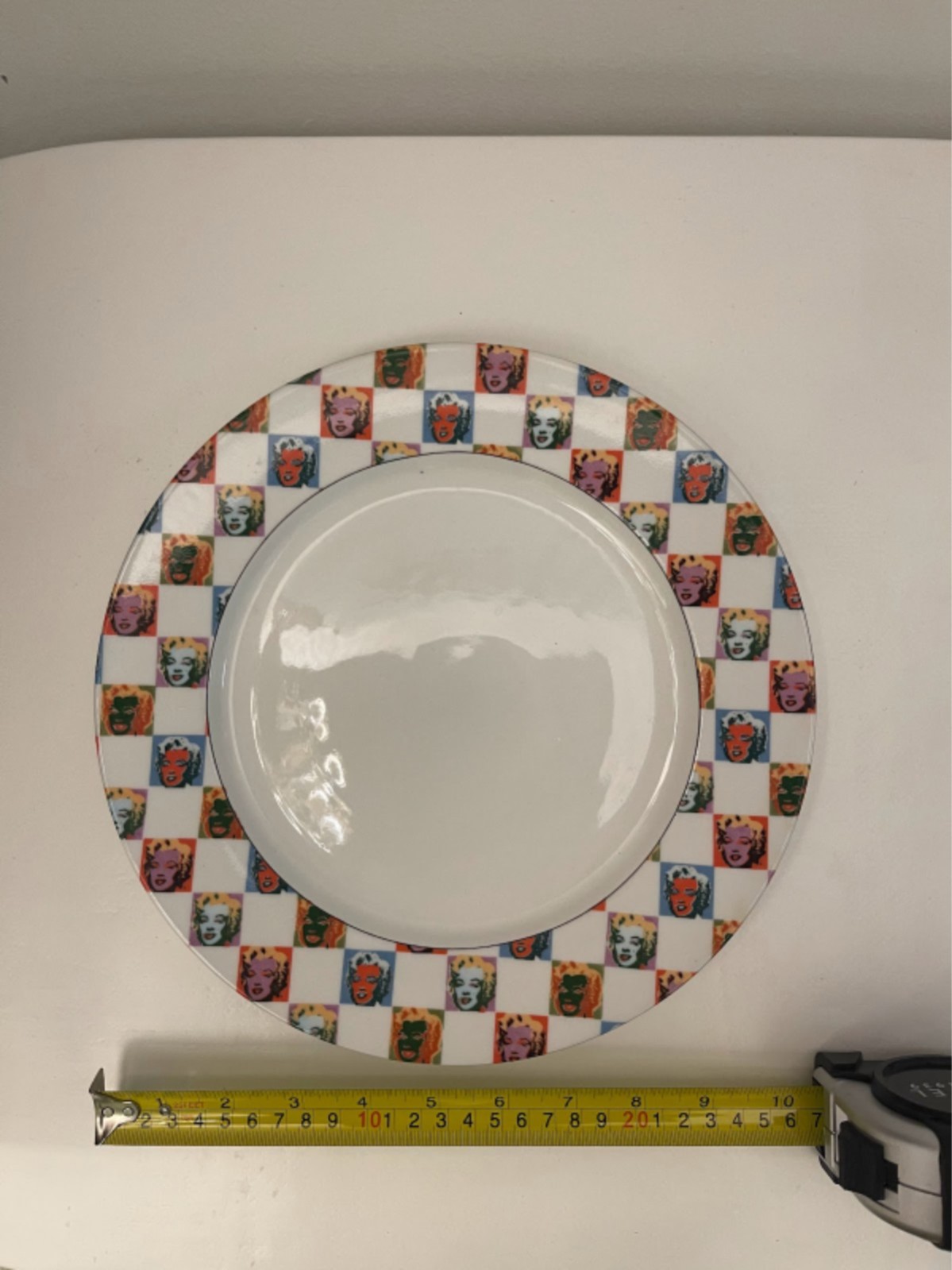 Andy warhol american modern some like it hot pattern salad plates 1