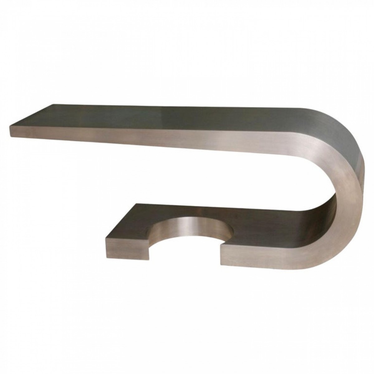 Marzio cecchi stainless steel desk console