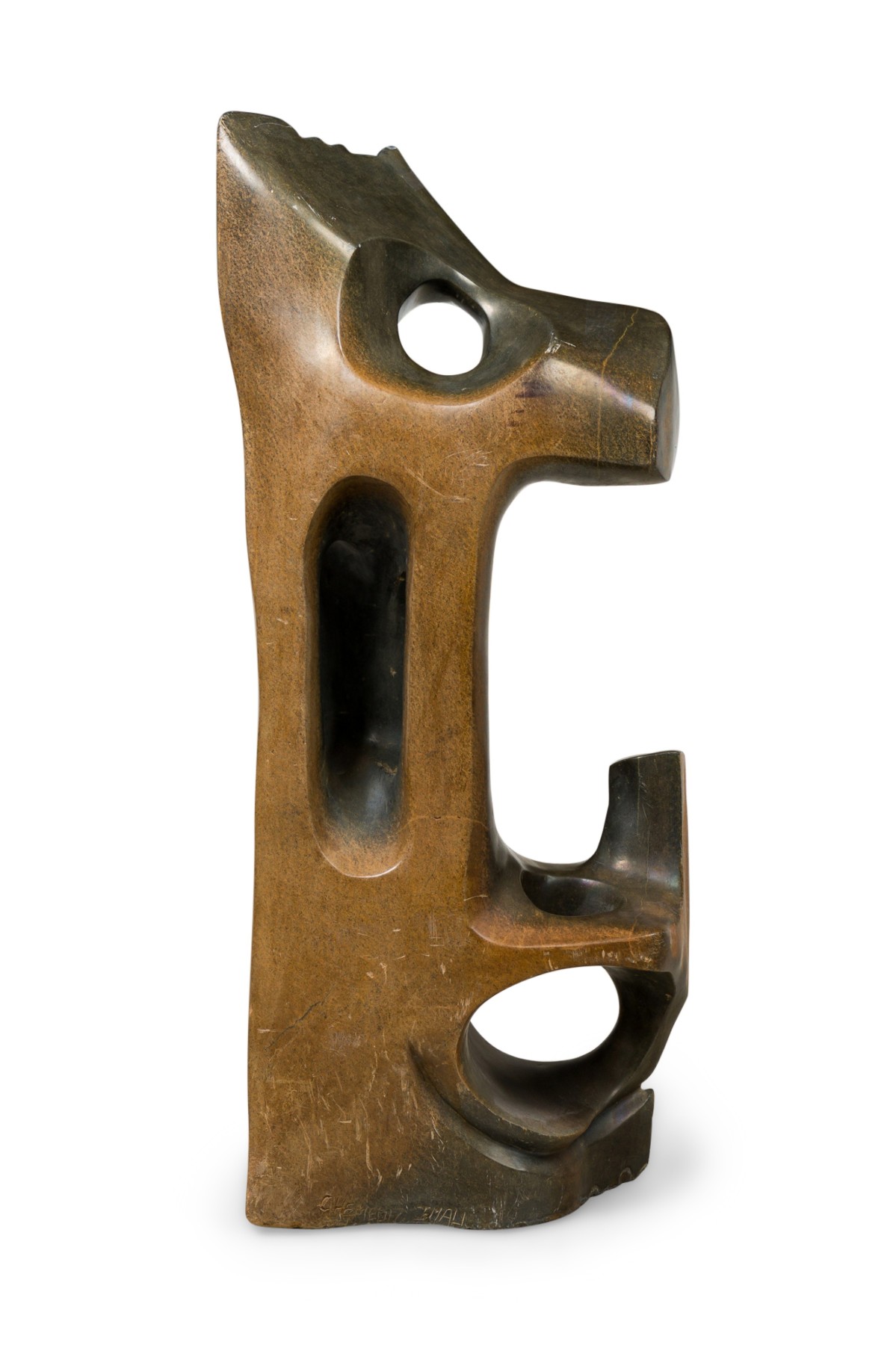 Argentinian modern abstract stone sculpture 1960s