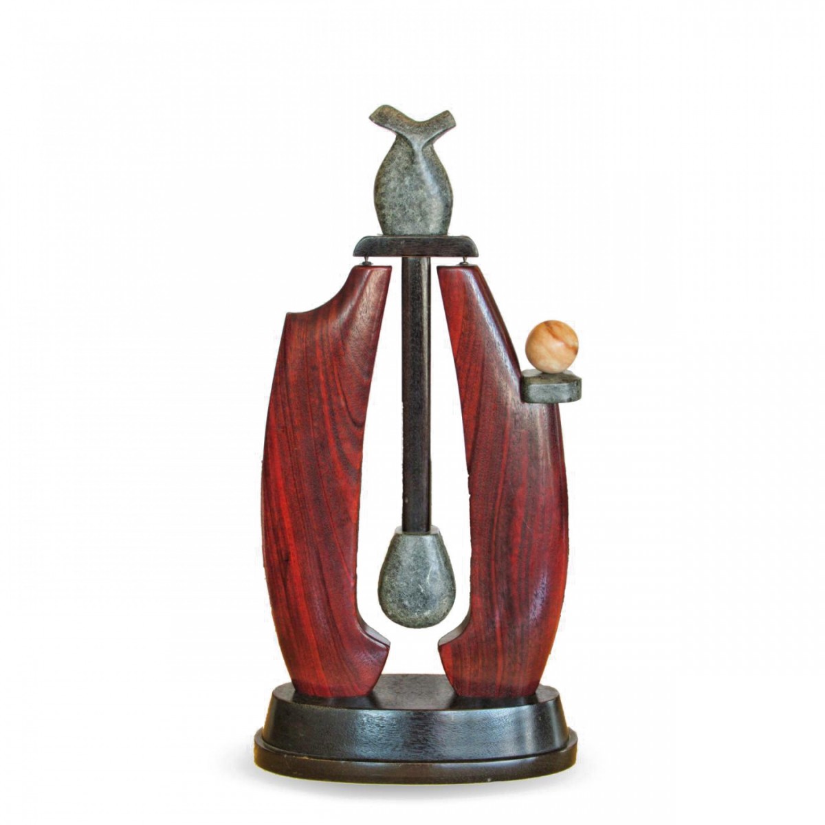 American modern mixed marble sculpture