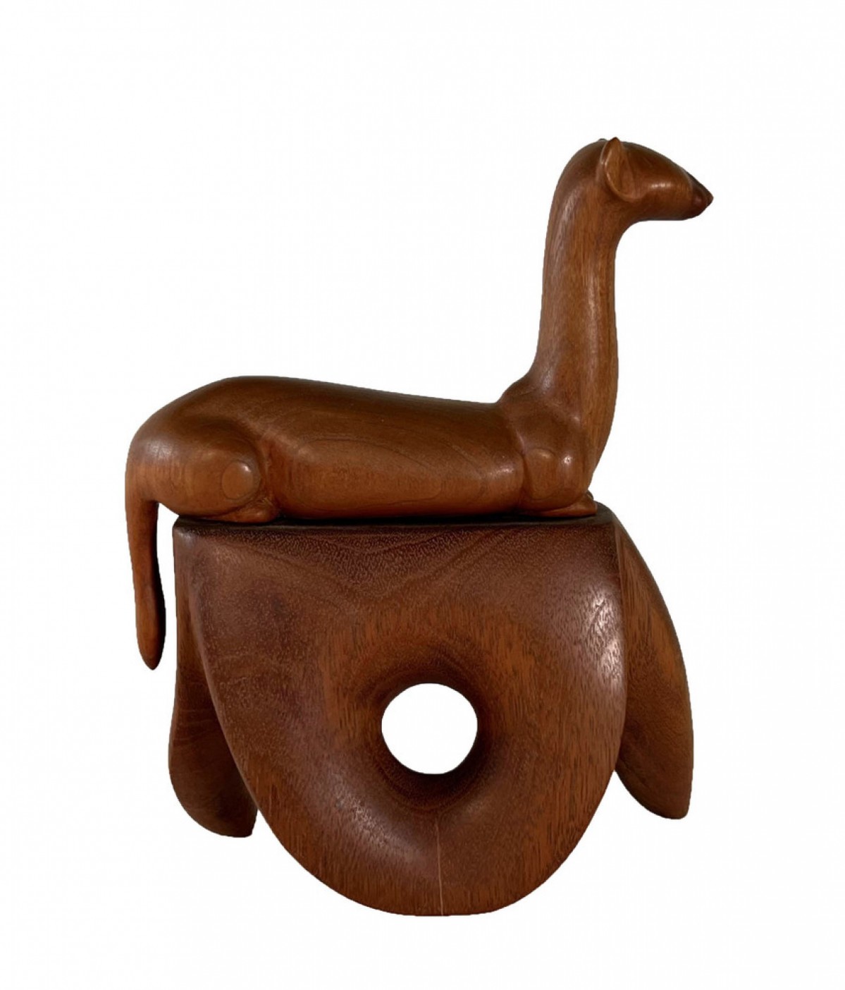 Danish modern wooden sculpture