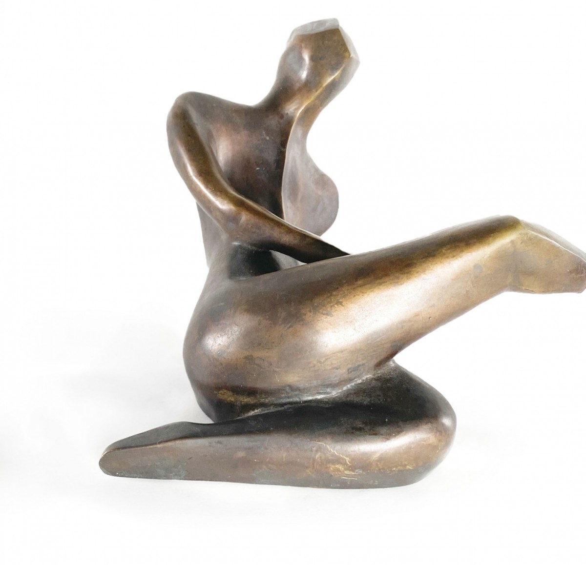 Bronze sculpture of a man