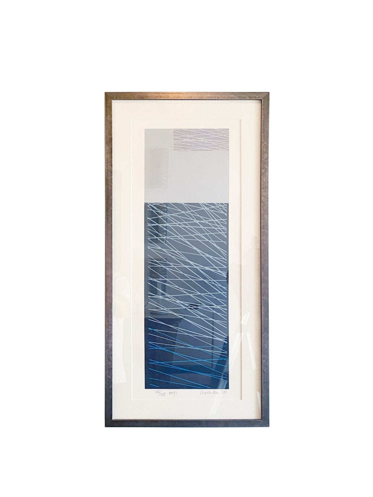 Japanese abstract expressionist serigraphs signed numbered mashiko g