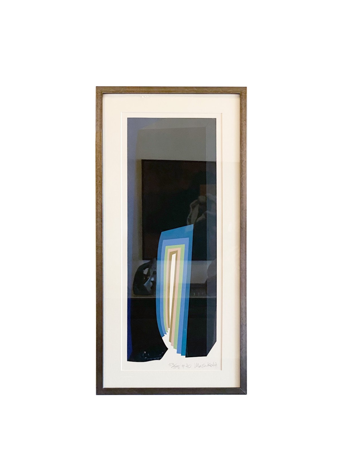 Japanese abstract expressionist serigraphs signed numbered mashiko h