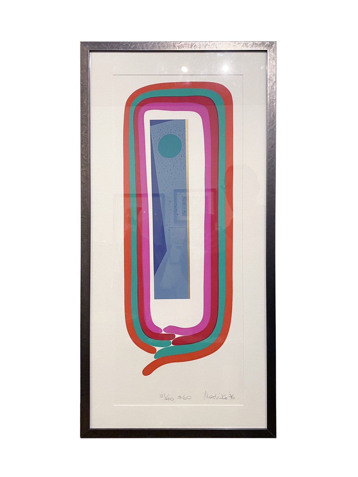 Japanese abstract expressionist serigraphs signed numbered mashiko i