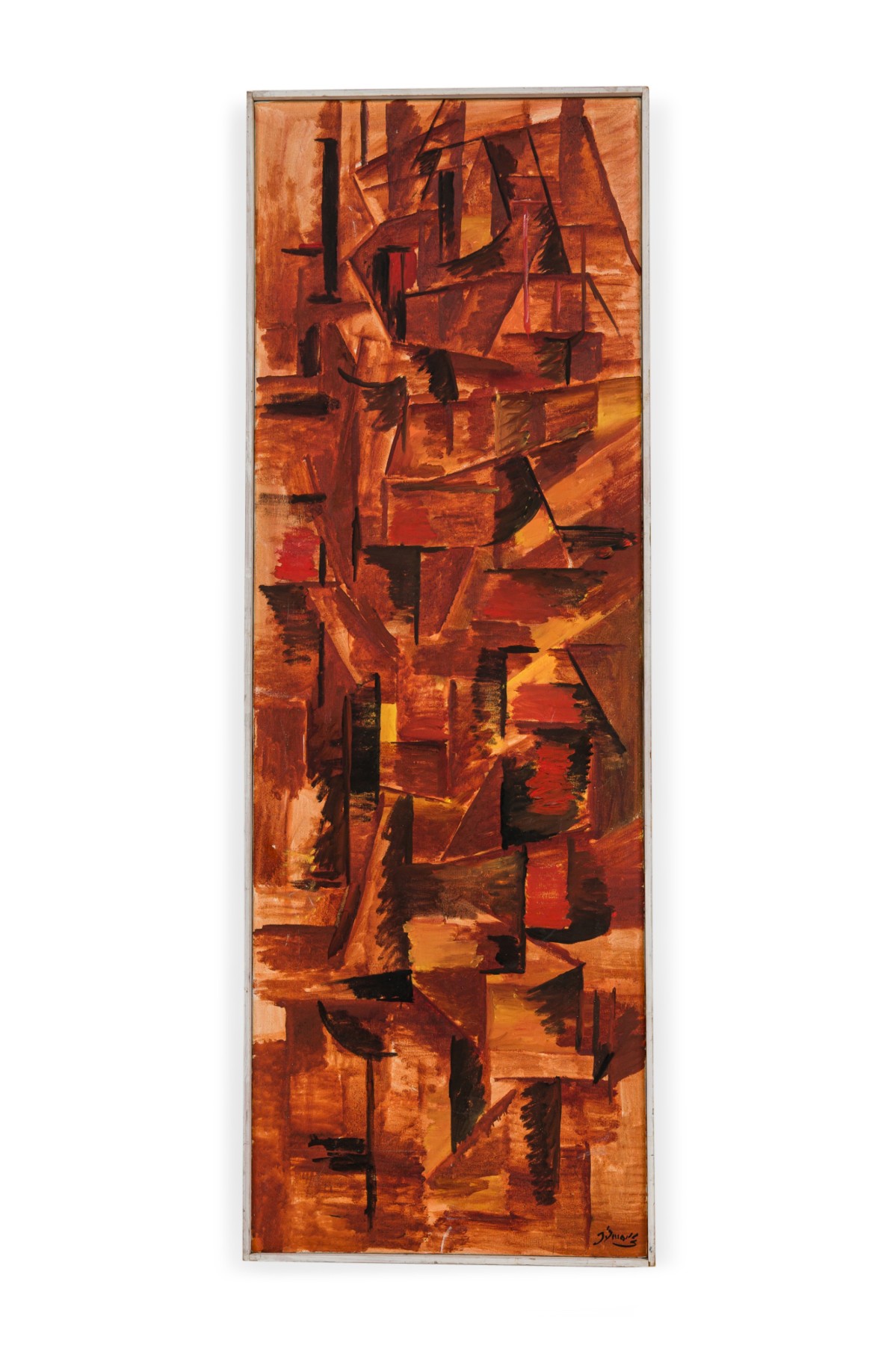 Norma driscoll gilmore american geometric abstraction oil on canvas