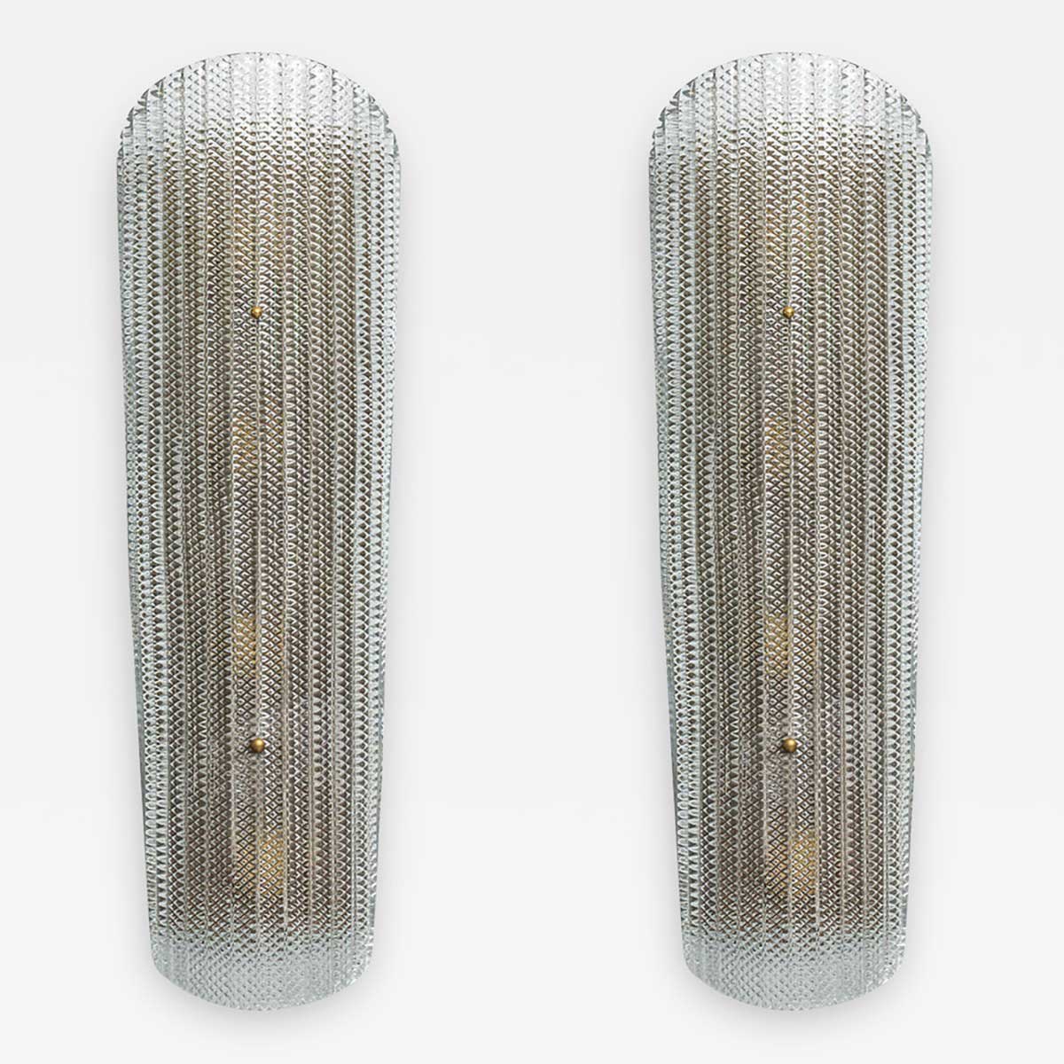 Pair of barovier and toso mid century italian large wall sconces