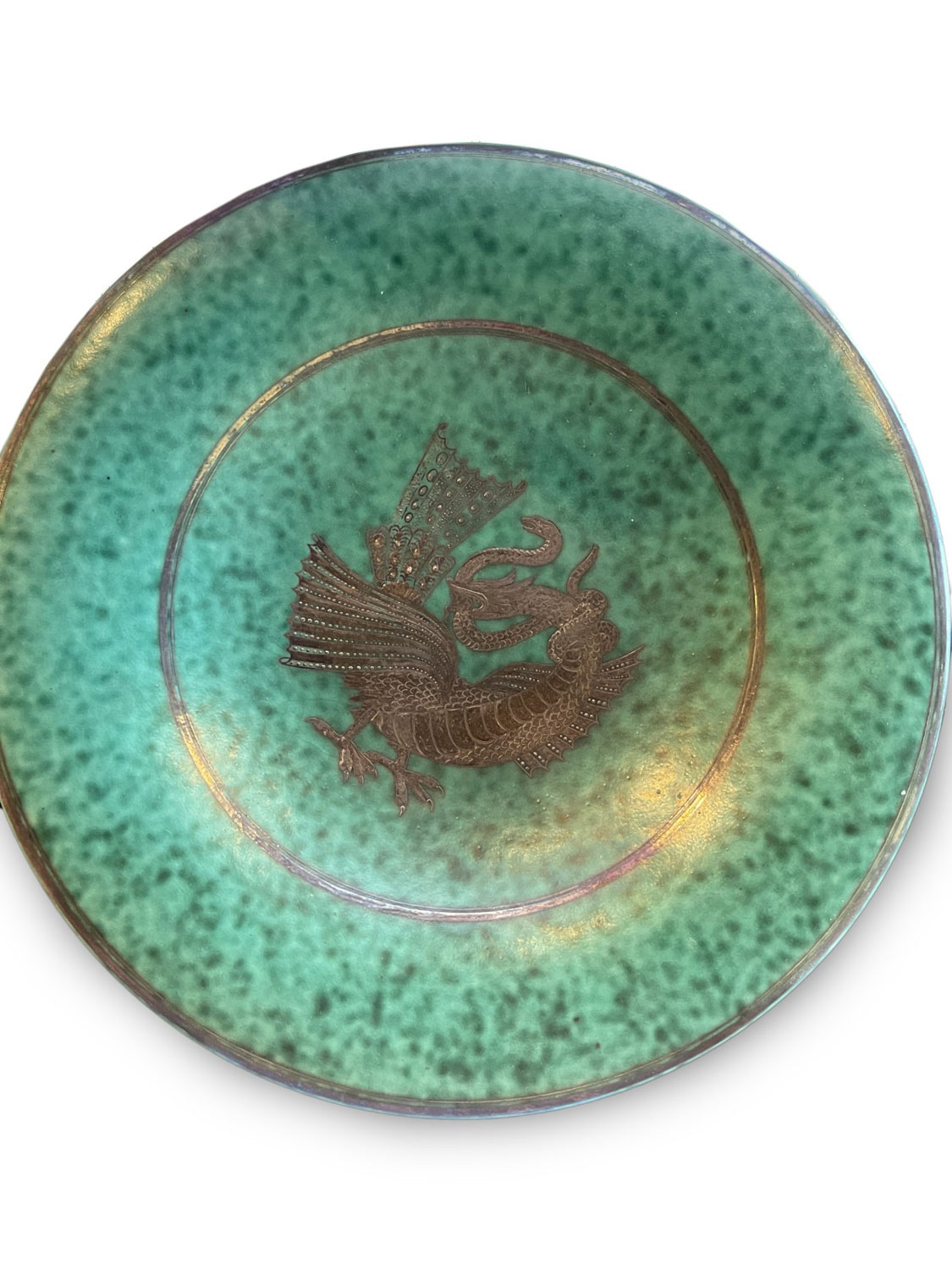 Wilhelm kage for gustavsberg argenta plate