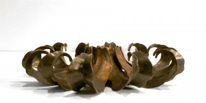 Robert lee morris exploding flower candle holder sculpture