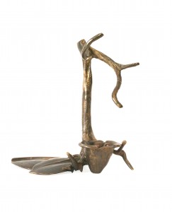 Pair robert lee morris pair of standing tree candle holders sculpture