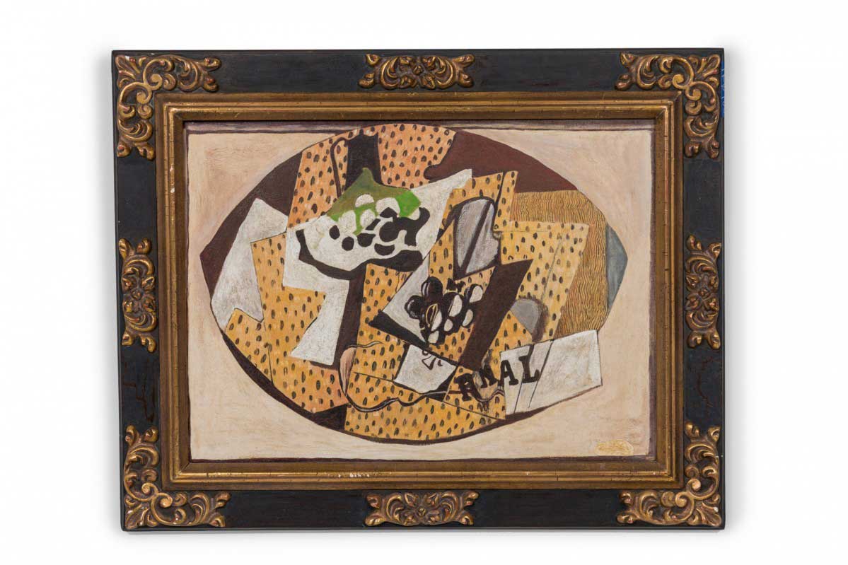 Copy still life with grapes painting 1