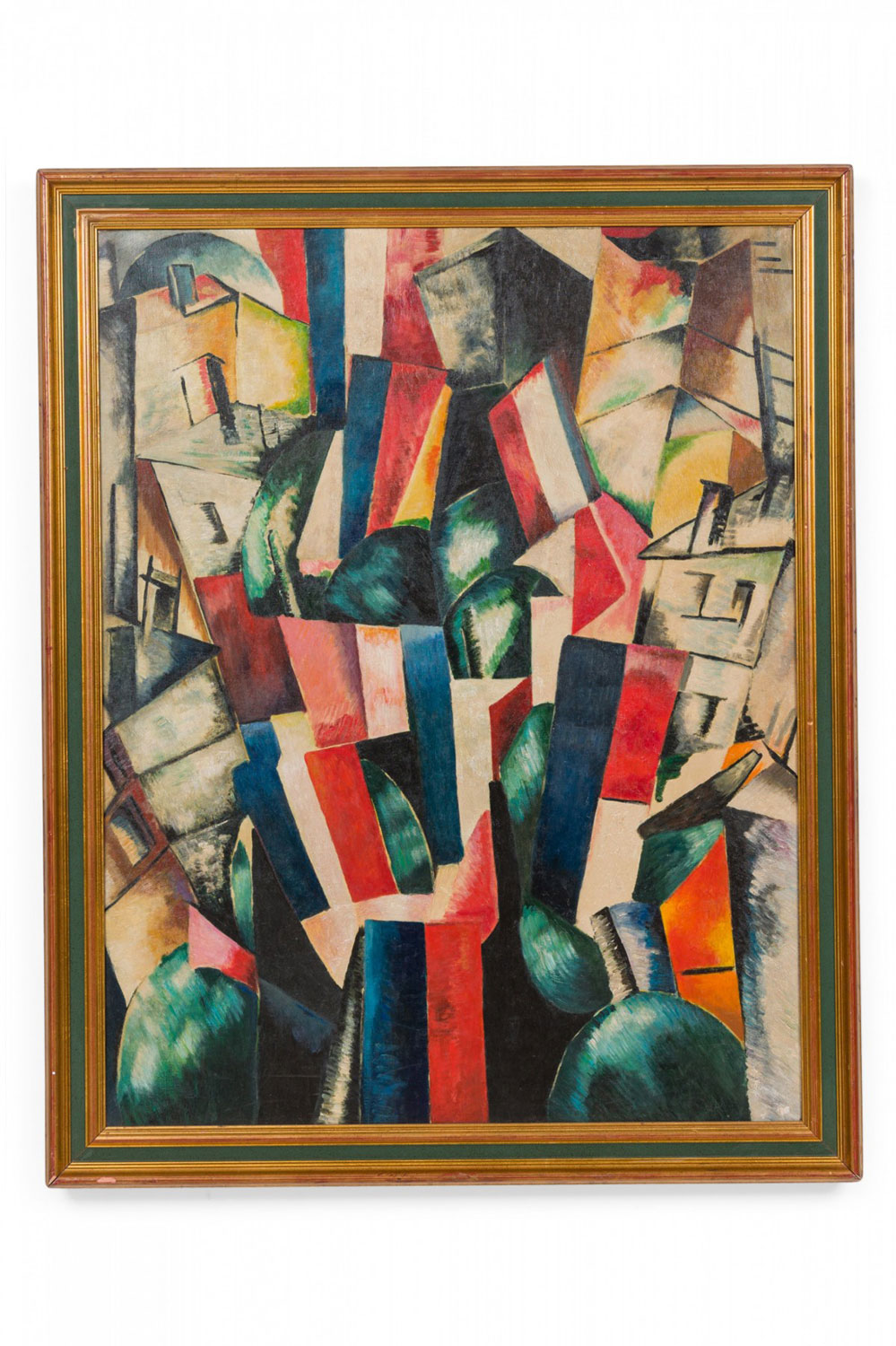 Copy of town abstract painting