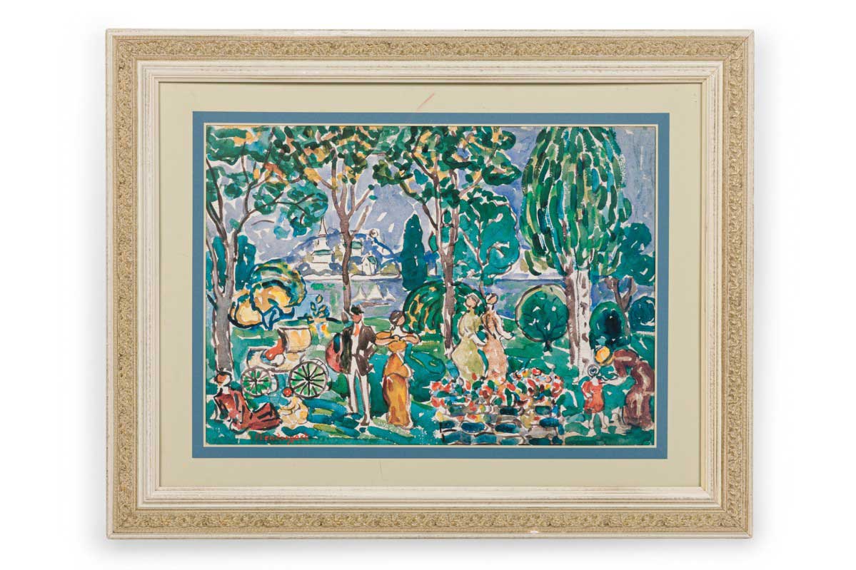 Copy of landscape of people by the seaside