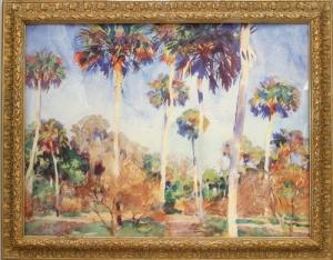 Copy of landscape of palm trees