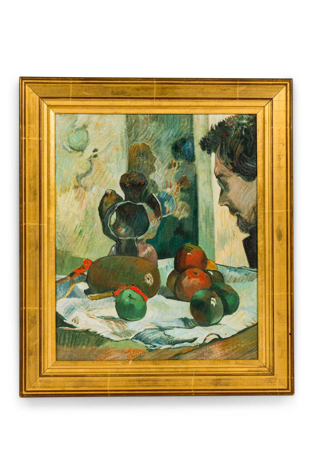Copy of impressionist still life with profile of laval
