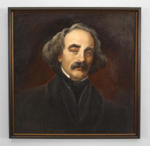 American victorian nathanial hawthorne painting