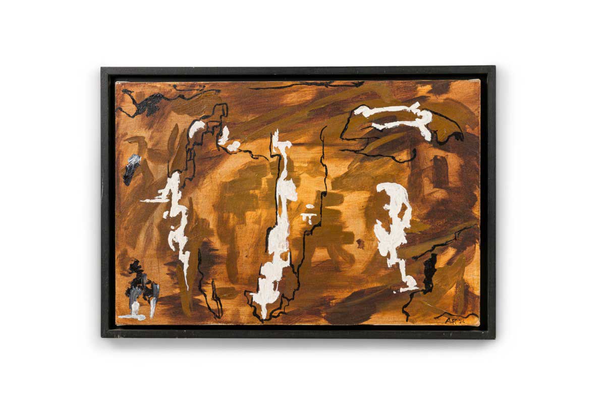 Copy of tan to brown abstract painting