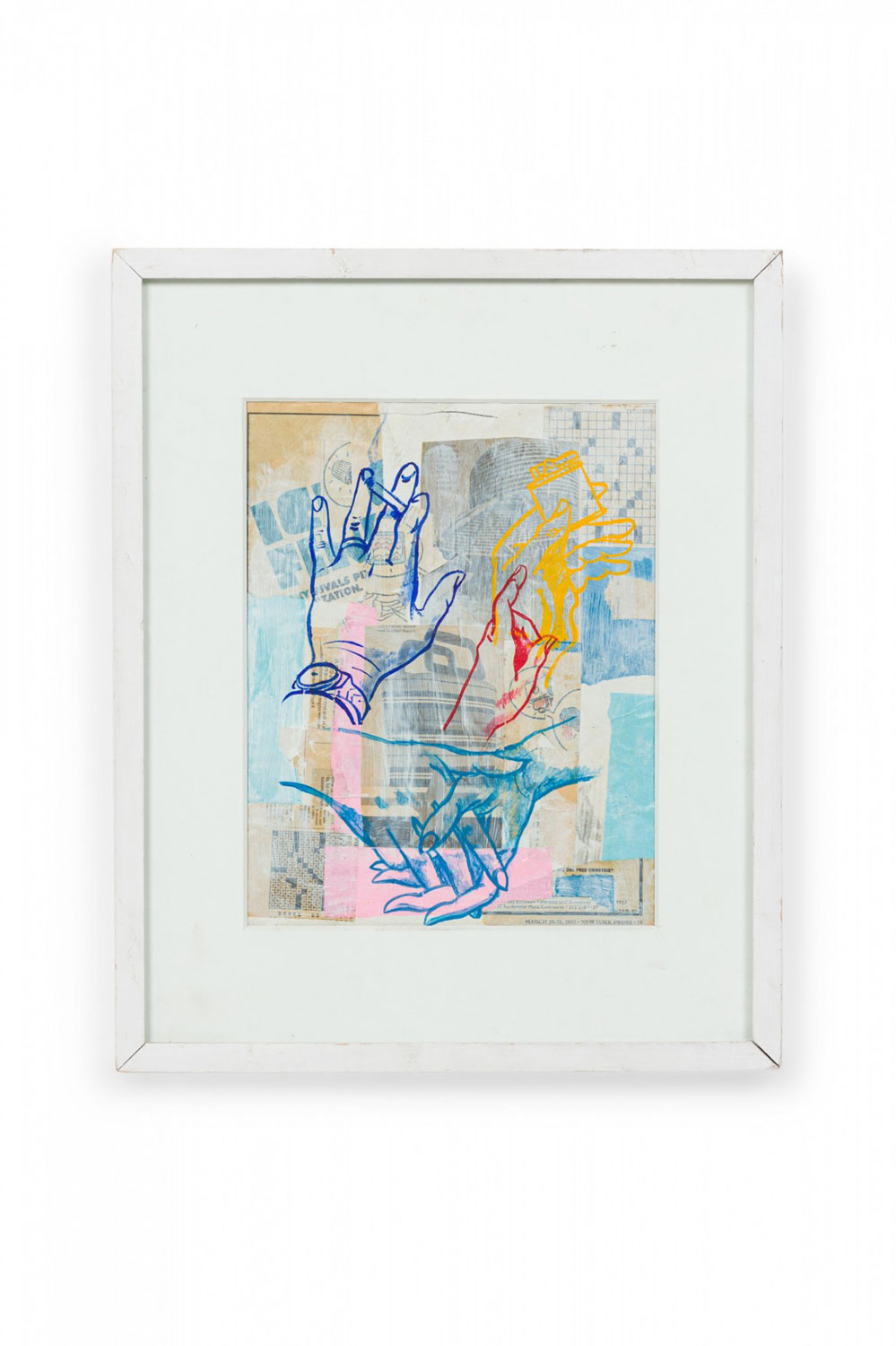 Copy of abstract newspaper collage