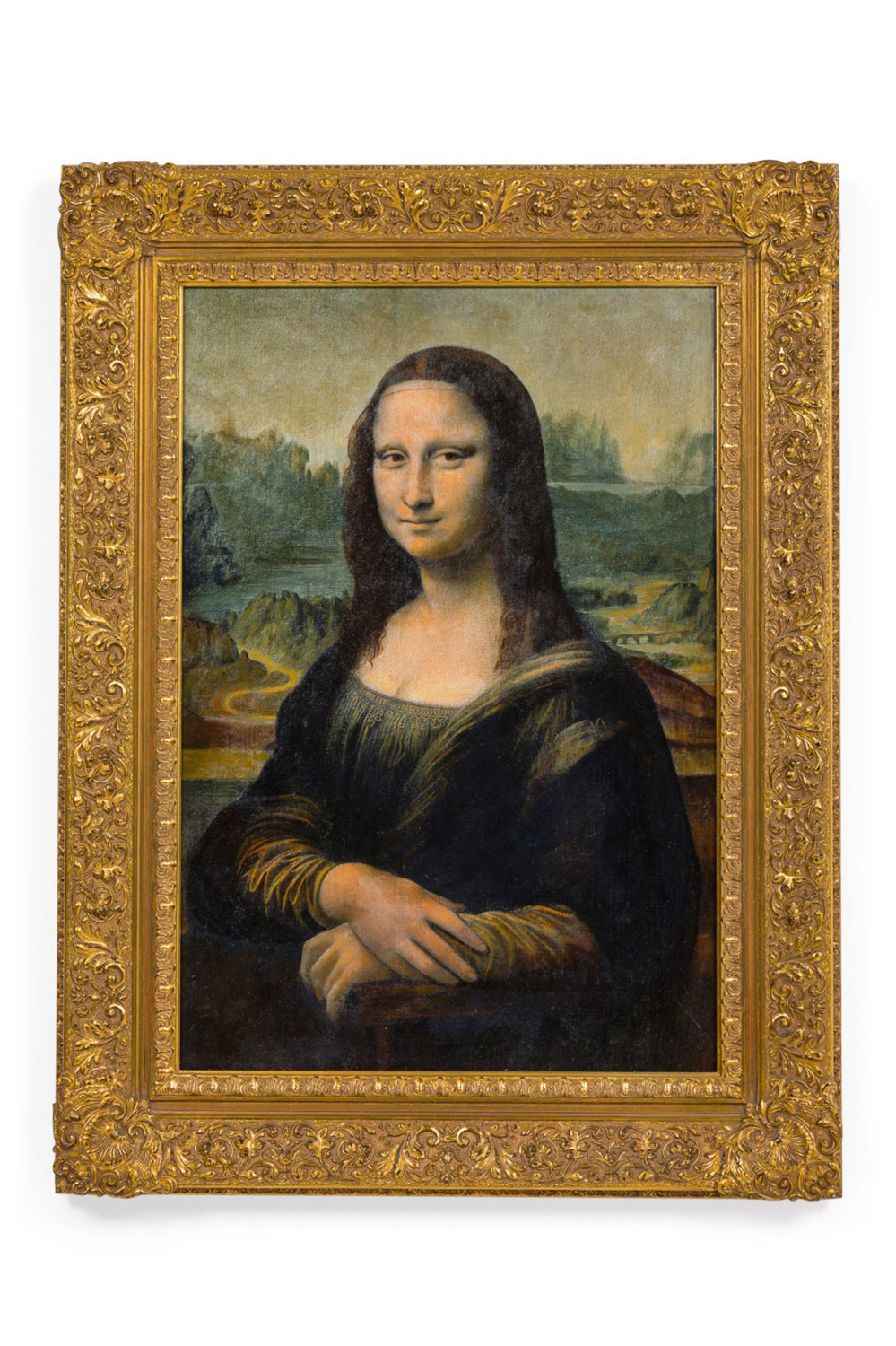 Copy of mona lisa portrait