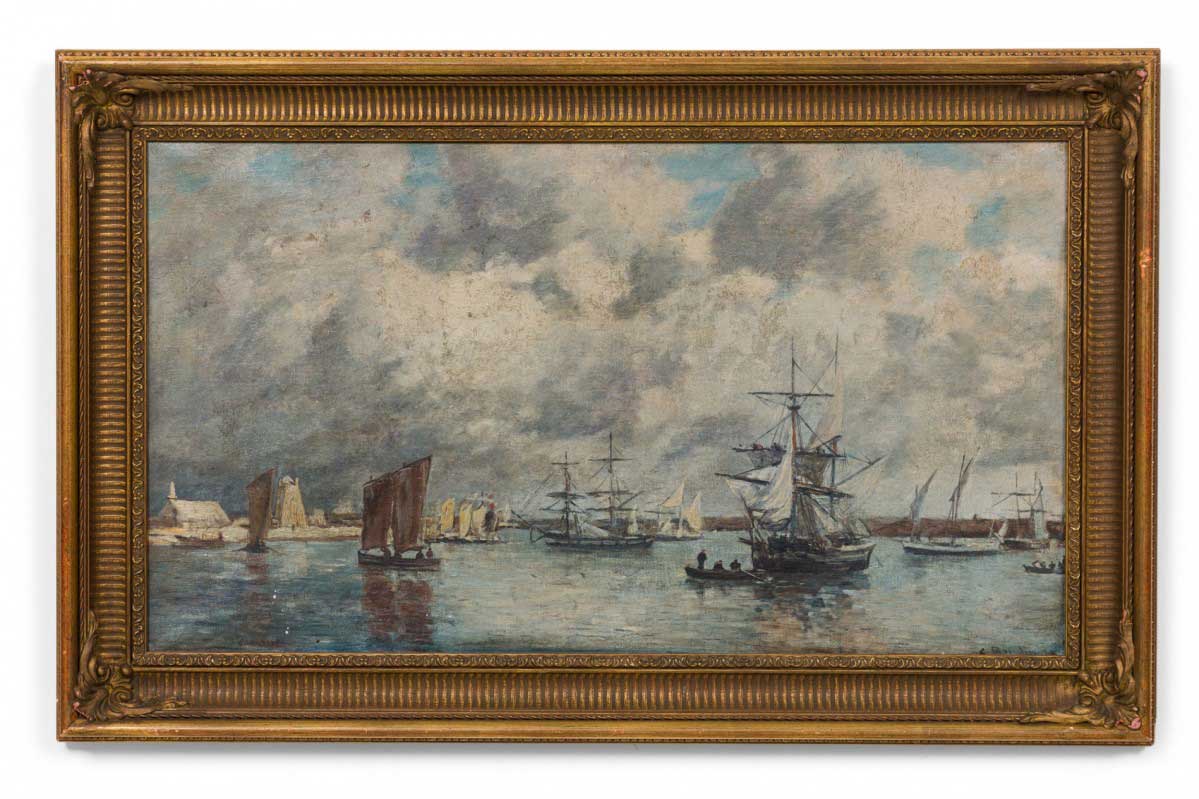 Copy of camaret boat seascape painting