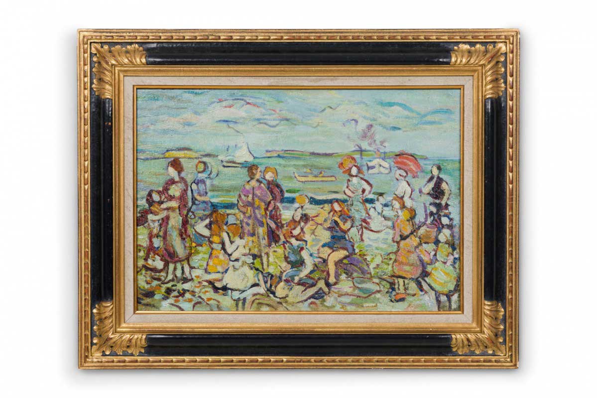 Copy of the inlet painting of summer scene