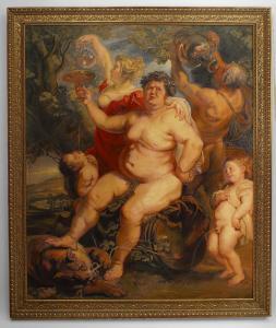 Copy of painting bacchus