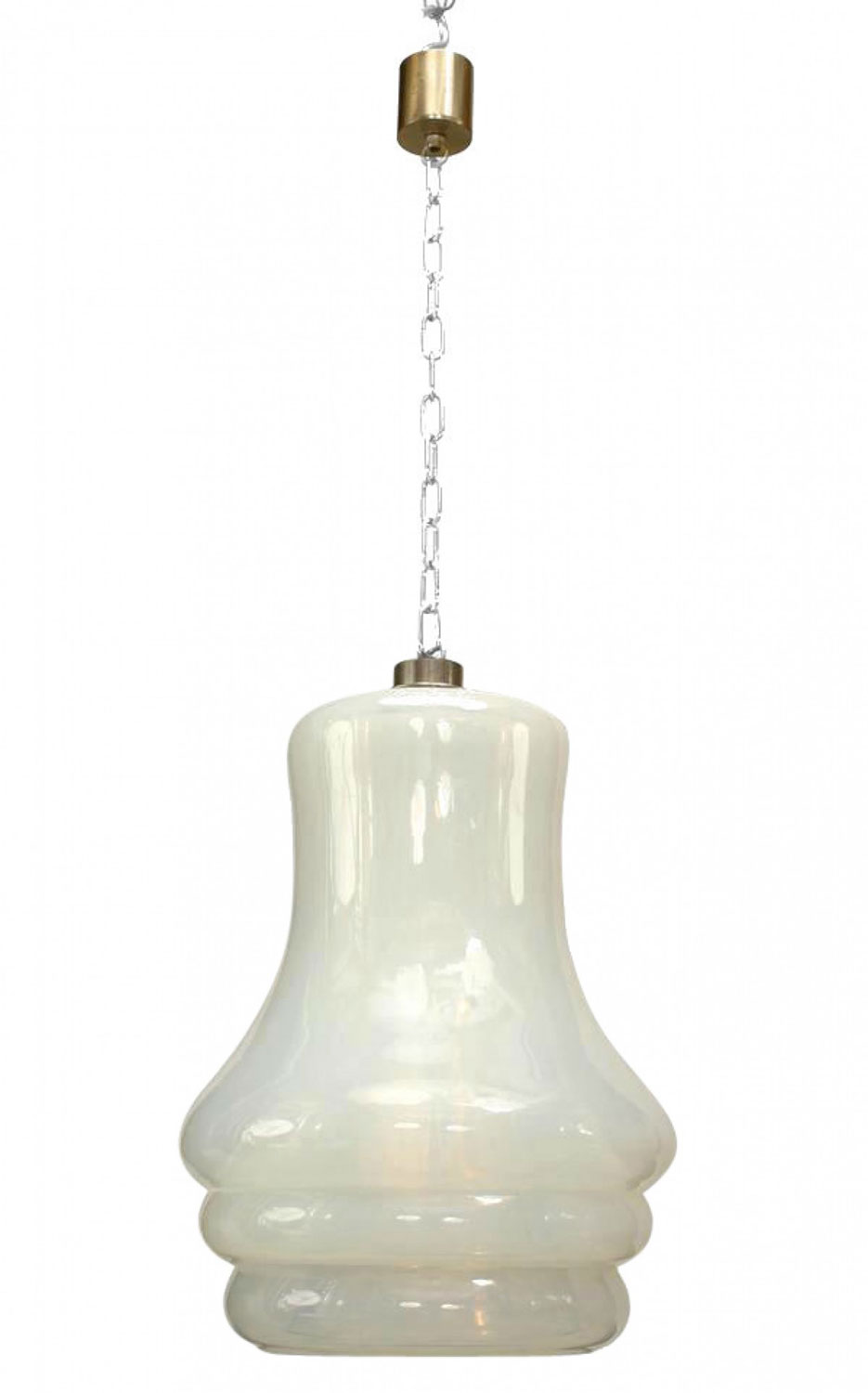 Italian venetian murano opalescent glass lantern 1