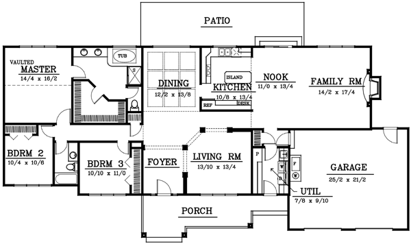 Main Floor Plan: 1-104