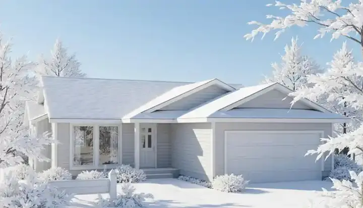 Traditional house plans 1-105 - front exterior, 1,084 sq ft, 2 bed, 2 bath house plans | Monster House Plans
