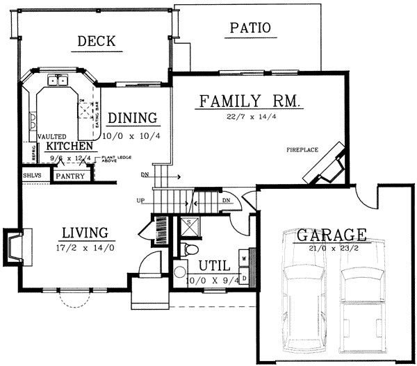 Main Floor Plan: 1-110