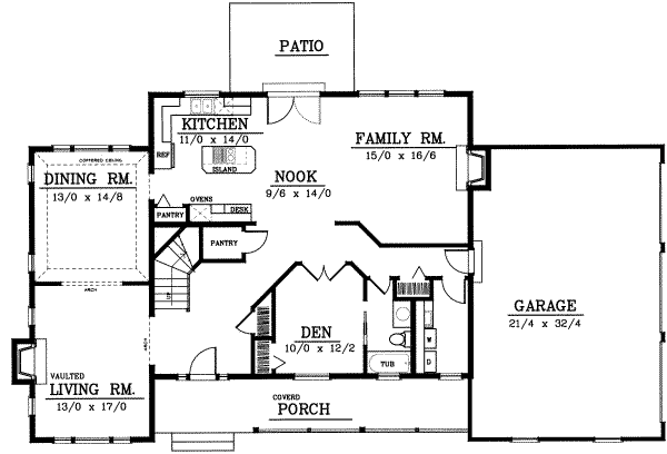 Main Floor Plan: 1-111