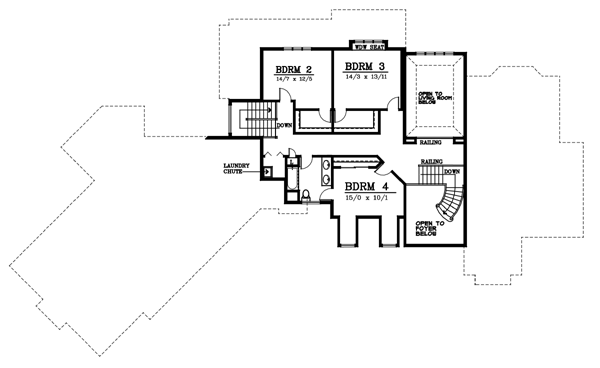 Upper/Second Floor Plan: 1-114