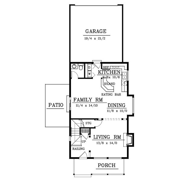 Main Floor Plan: 1-116