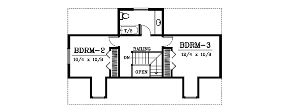 Upper/Second Floor Plan: 1-117