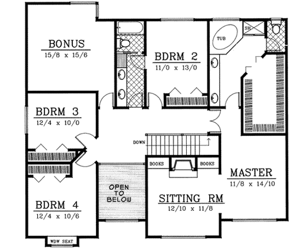 Upper/Second Floor Plan: 1-118