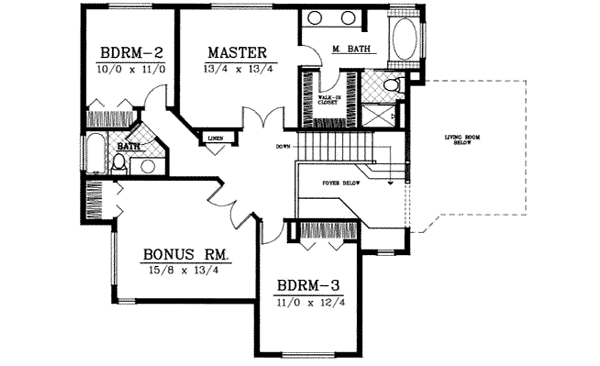 Upper/Second Floor Plan: 1-119