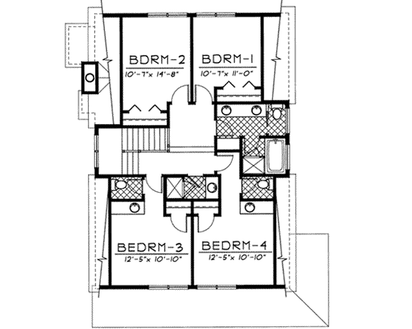 Upper/Second Floor Plan: 1-120