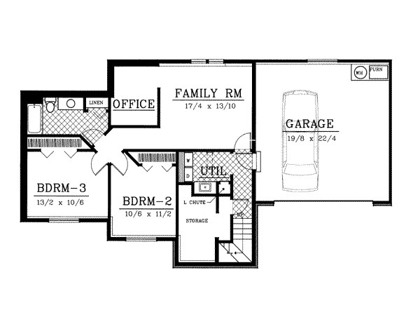 Lower Floor Plan: 1-123