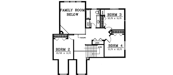 Upper/Second Floor Plan: 1-124