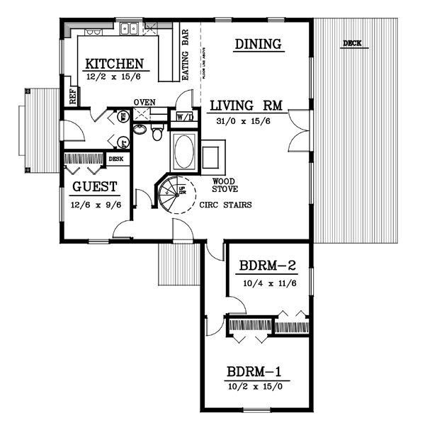 Main Floor Plan: 1-127