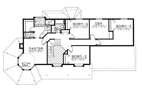 Upper/Second Floor Plan: 1-128