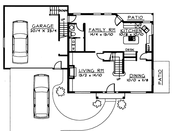 Main Floor Plan: 1-132