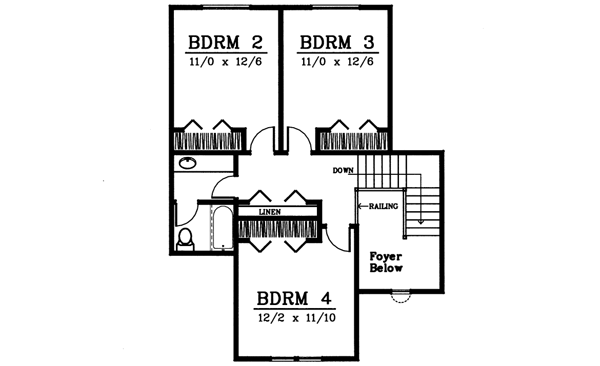 Upper/Second Floor Plan: 1-133