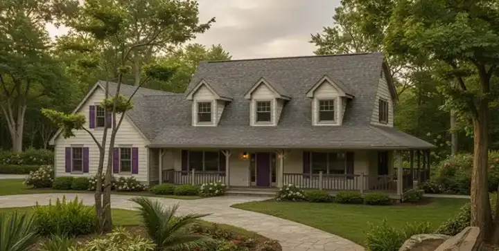Farmhouse house plans 1-141 - front exterior, 2,487 sq ft, 4 bed, 2 bath house plans | Monster House Plans
