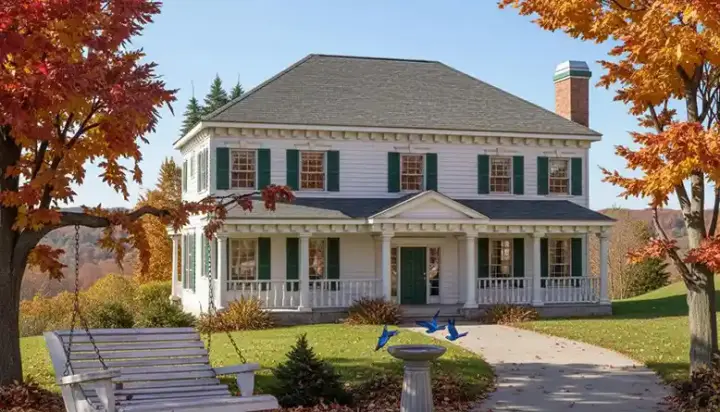 Southern Colonial house plans 1-142 - front exterior, 3,417 sq ft, 4 bed, 3 bath house plans | Monster House Plans