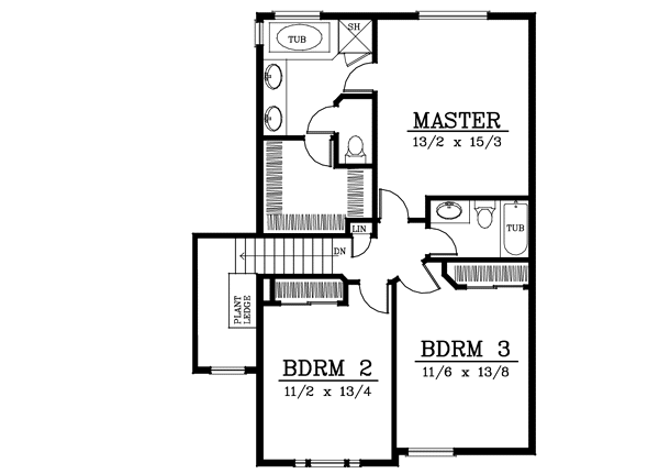Upper/Second Floor Plan: 1-146