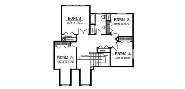 Upper/Second Floor Plan: 1-152