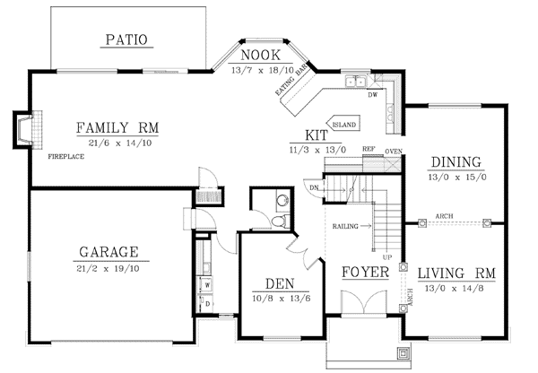 Main Floor Plan: 1-153