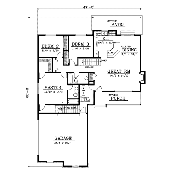Main Floor Plan: 1-155